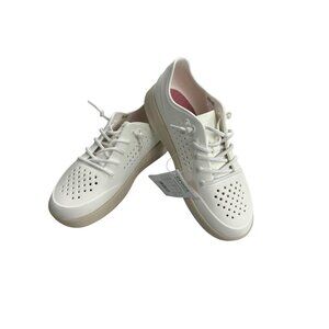 Crocs Womens Inmotion Pacer White Perforated Casual Shoes Size 9 US